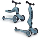 Scootandride Highwaykick 2w1 Jeździk i Hulajnoga Steel 12m+