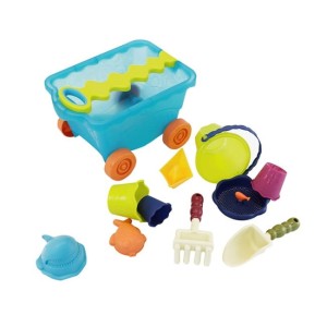 B.Toys Wózek z Akcesoriami do Piachu Niebieski 18m+