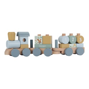 Little Dutch Drewniany Pociąg Forest Friends 12m+