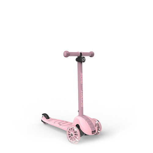 SCOOTANDRIDE Highwaykick 3S Hulajnoga z systemem sterowania 2w1 i kolkami LED skladana 3 Różowa.jpg