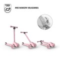 SCOOTANDRIDE Highwaykick 3S Hulajnoga z systemem sterowania 2w1 i kolkami LED skladana 3 Różowa 4.jpg