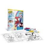 Crayola Kolorowanka dla dzieci i 4 niebrudzące magiczne flamastry Color Wonder Mess Free Spidey i super-kumple 3+