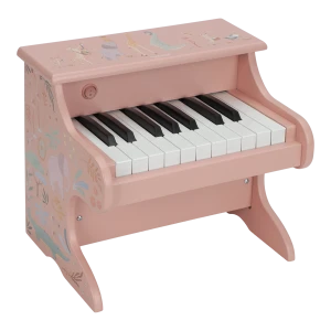 Little Dutch Drewniane pianino różowe Safari Friends 3+