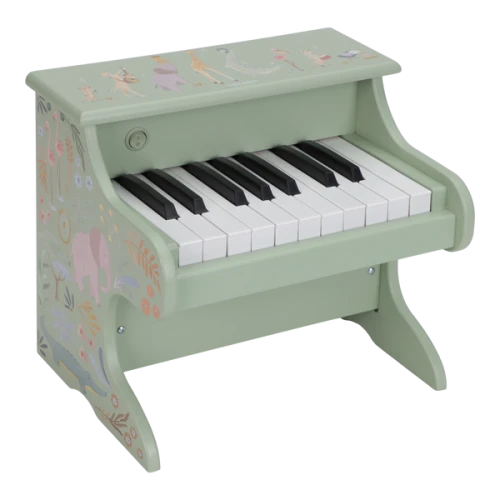 Little Dutch Drewniane pianino zielone Safari Friends.png