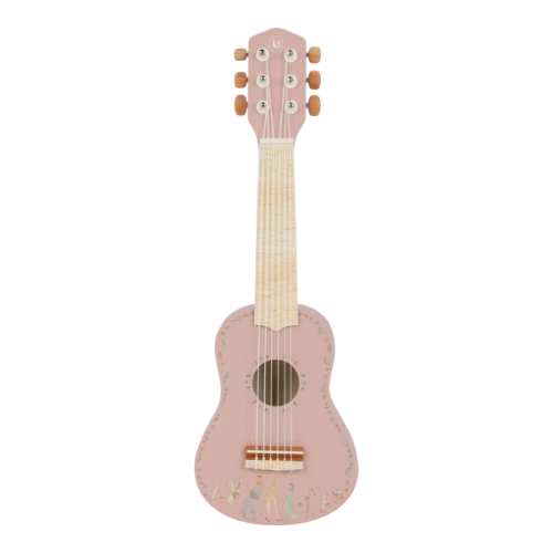Little Dutch Drewniana gitara różowa Safari Friends.png