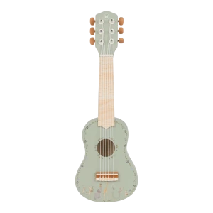 Little Dutch Drewniana gitara zielona Safari Friends 3+