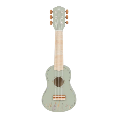 Little Dutch Drewniana gitara zielona Safari Friends.png