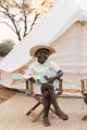 Little Dutch Drewniana gitara zielona Safari Friends3.jpg
