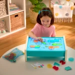 Look & Shine – edukacyjny podświetlany stolik do rysowania 3+
