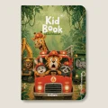 Tablet Graficzny z kartami pracy do rysowania - KidBook - Little Vehicles.webp