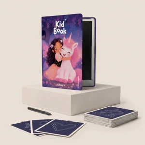KidBook Tablet Graficzny z kartami pracy do rysowania Magic Forest